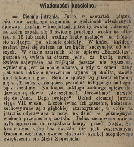 Opis tzw. ciemnej jutrzni