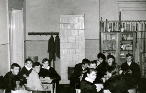 Sala lekcyjna w szkole w Marchwaczu
