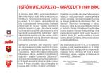 Ostrów Wielkopolski - gorące lato 1980 r.