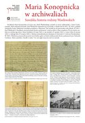 Maria Konopnicka w archiwaliach
