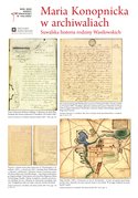 Maria Konopnicka w archiwaliach