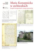 Maria Konopnicka w archiwaliach
