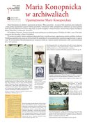 Maria Konopnicka w archiwaliach